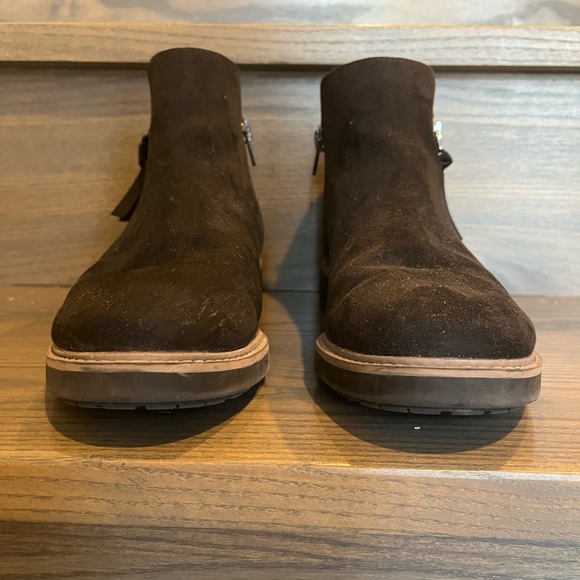 Esprit Saige Bootie in Black Suede Size 8 - Picture 6 of 11